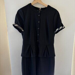 Burberry Peplum Mini Dress